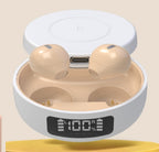 Bluetooth 5.0 Semi-In-Ear Wireless Earbuds — HD Stereo Bilateral Earphones