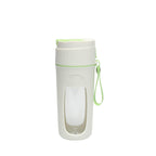 Portable USB Blender 600ml — Borosilicate Glass Juicer Cup 3 Colours