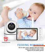 HD Wireless Baby Monitor — 5-inch 720p Screen with Cry Detection & Temperature