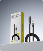 2-in-1 Fast Charging Cable with Phone Stand — 240W USB-C Braided Cable Holder