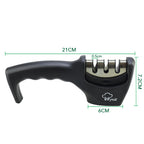 Diamond Tungsten Pull-Through Knife Sharpener — Stainless Steel Kitchen Tool