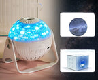 Galaxy Star Projector Night Light — Bedroom Projector with Colour Discs & Bluetooth