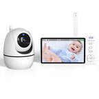 HD Wireless Baby Monitor — 5-inch 720p Screen with Cry Detection & Temperature