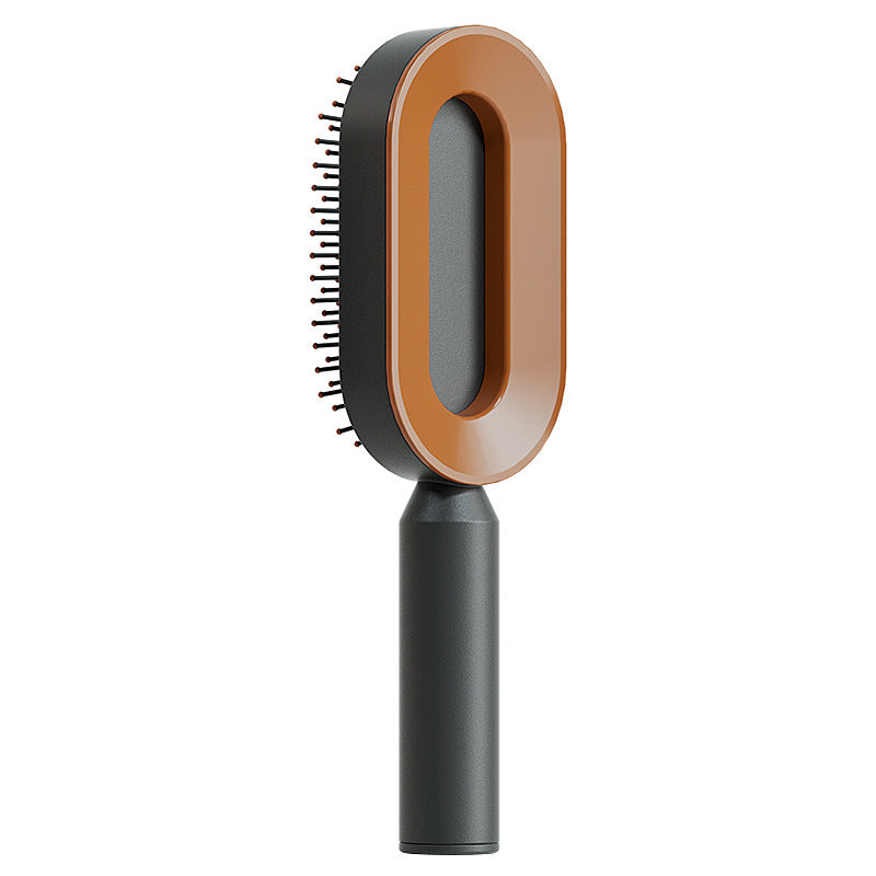 Self-Cleaning Hairbrush with 3D Air Cushion — Detangling Scalp Massage Brush