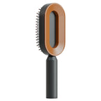 Self-Cleaning Hairbrush with 3D Air Cushion — Detangling Scalp Massage Brush
