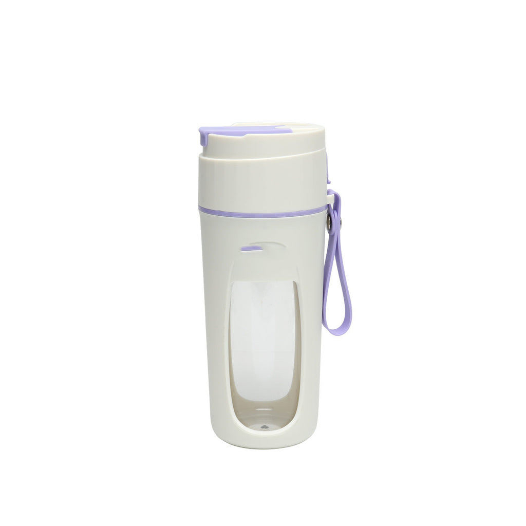 Portable USB Blender 600ml — Borosilicate Glass Juicer Cup 3 Colours