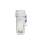 Portable USB Blender 600ml — Borosilicate Glass Juicer Cup 3 Colours