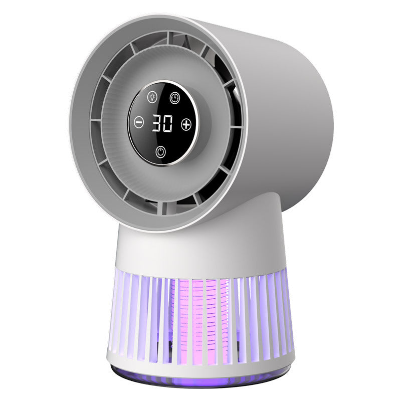 3-in-1 USB Mosquito Killer Fan & Night Light — Rechargeable 2400–8000mAh