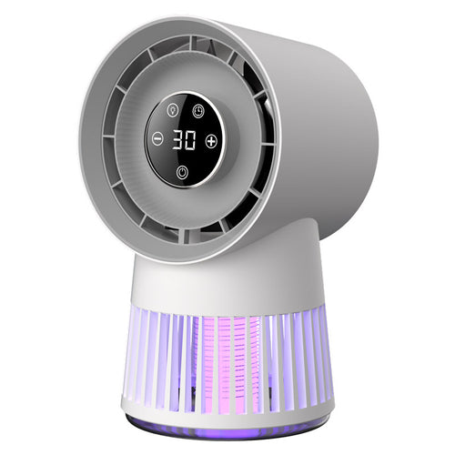 3-in-1 USB Mosquito Killer Fan & Night Light — Rechargeable 2400–8000mAh