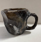 Mineral Crystal Effect Resin Coffee Mug 400ml — Decorative Handle Cup Gift