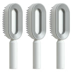 Self-Cleaning Hairbrush with 3D Air Cushion — Detangling Scalp Massage Brush