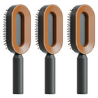 Self-Cleaning Hairbrush with 3D Air Cushion — Detangling Scalp Massage Brush