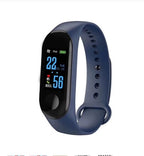M3 Smart Fitness Bracelet — IP68 Heart Rate Blood Pressure Sleep Monitor