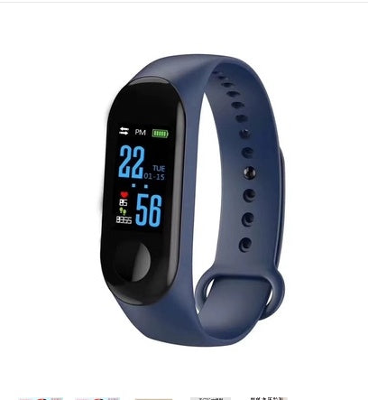 M3 Smart Fitness Bracelet — IP68 Heart Rate Blood Pressure Sleep Monitor