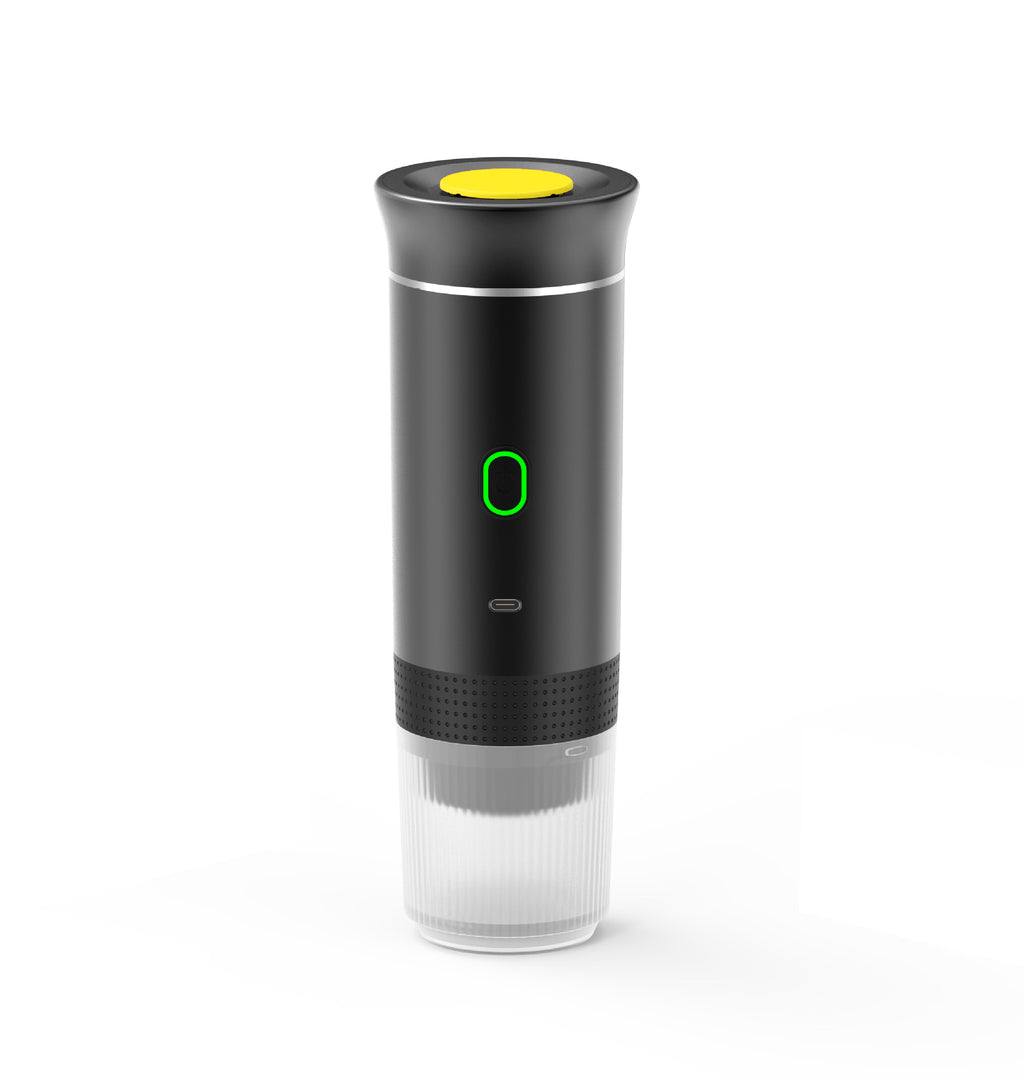 3-in-1 Portable Espresso Machine — USB-C Rechargeable 60ml for Capsules & Ground Coffee