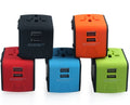Universal Travel Adapter with Dual USB — 6-in-1 Conversion Plug 1500W 100-240V
