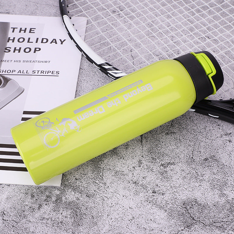 Double Wall Insulated Sports Water Bottle 500ml — Stainless Steel Hot & Cold