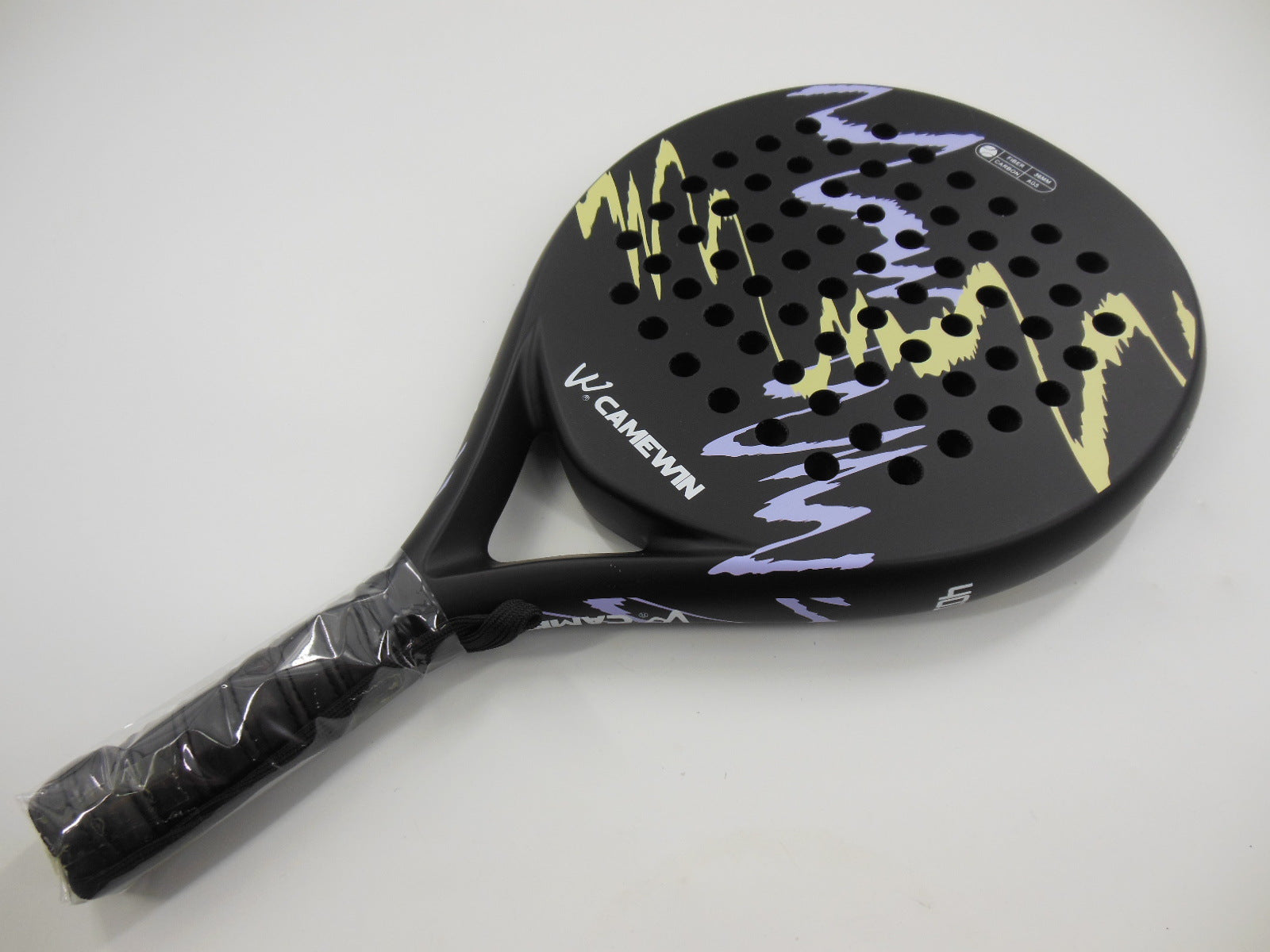 CAMEWIN Carbon Fibre Padel Racket — Round Head 360g EVA Foam Core