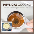 Self-Stirring Magnetic Travel Mug — 304 Stainless Steel USB Rechargeable Cup