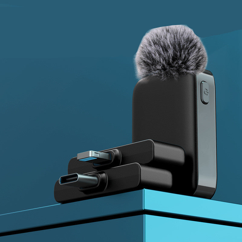 Wireless Lavalier Microphone — Dual Core Noise Cancelling 8-12Hr Battery USB-C & Lightning