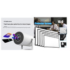 Magcubic HY300 Mini Projector — 720p WiFi Bluetooth 5.0 Auto Keystone 130-inch