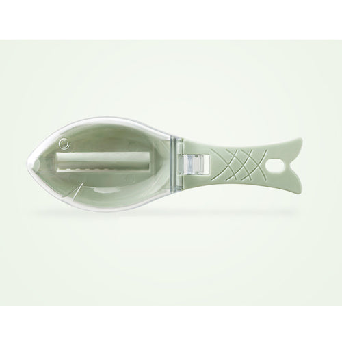 Fish Scale Scraper with Cover — Food-Grade AS/ABS Kitchen Scaler 3 Colours