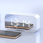 Alarm Clock Bluetooth Speaker 3W — FM Radio TF Card 4Hr Battery Display