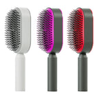 Self-Cleaning Hairbrush with 3D Air Cushion — Detangling Scalp Massage Brush