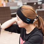 Bluetooth Music Headband — Wireless Sleep & Sports Headband with Built-in Speakers