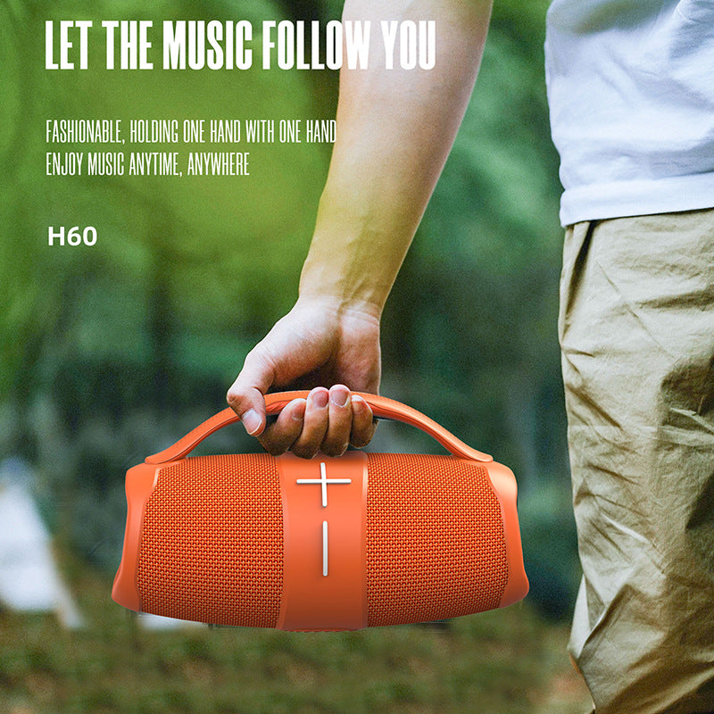 H60 Portable Bluetooth Speaker 20-30W — Waterproof Outdoor Speaker with Radio & TF Card