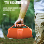 H60 Portable Bluetooth Speaker 20-30W — Waterproof Outdoor Speaker with Radio & TF Card