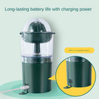 Portable Wireless Electric Juicer Cup — USB Rechargeable Mini Blender White & Green