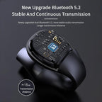 Ear Clip Open-Ear Bluetooth 5.2 Headphones — 36Hr HIFI Dual Drive 350mAh Case