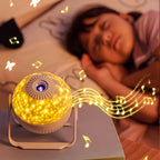 Galaxy Star Projector Night Light — Bedroom Projector with Colour Discs & Bluetooth
