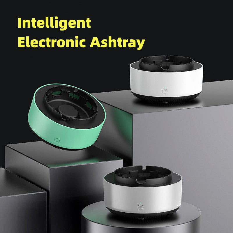 Smoke-Filtering Ashtray Air Purifier — Negative Ion Odour Removal with Aromatherapy