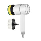 Electric Cleaning Brush Set — Rechargeable Multifunctional Scrubber 3 Brush Heads