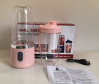 6-Blade Portable USB Blender 140W — 400ml Smoothie & Juice Cup 22000 RPM