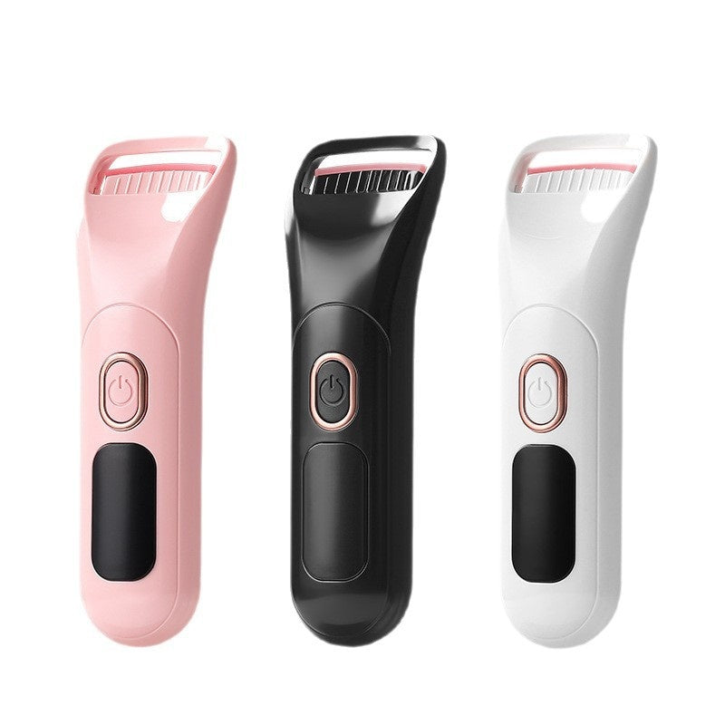 Electric Heated Eyelash Curler with Digital Display — USB Rechargeable 200mAh