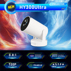 HY300 Ultra Mini Projector 720p HD — Portable Home Projector 170 ANSI Lumens