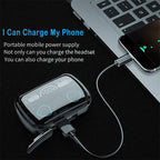 IPX7 Waterproof TWS Earbuds — Bluetooth 5.1 LED Display Touch Control Hi-Fi