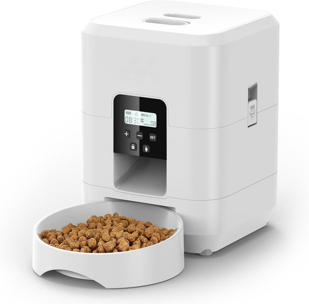 Smart Automatic Cat Feeder with WiFi & Timer — Quantitative Pet Food Dispenser