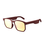 Bluetooth Sports Sunglasses — Open-Ear Wireless Audio 6-8Hr Waterproof Bluetooth 5.0