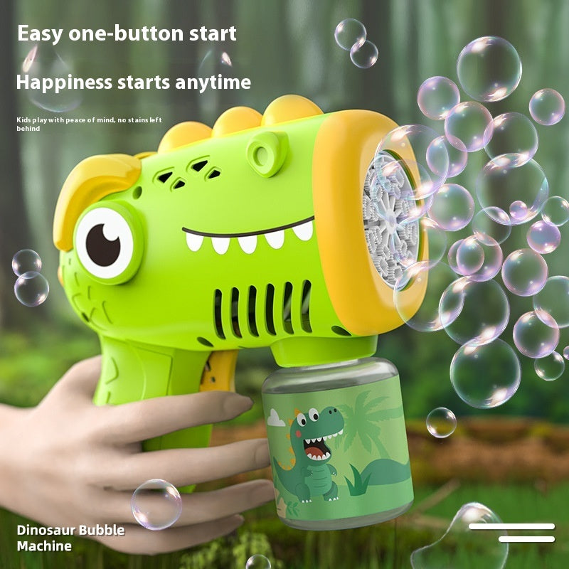 Electric Bubble Machine Gun for Kids — Handheld Automatic Bubble Blower Toy