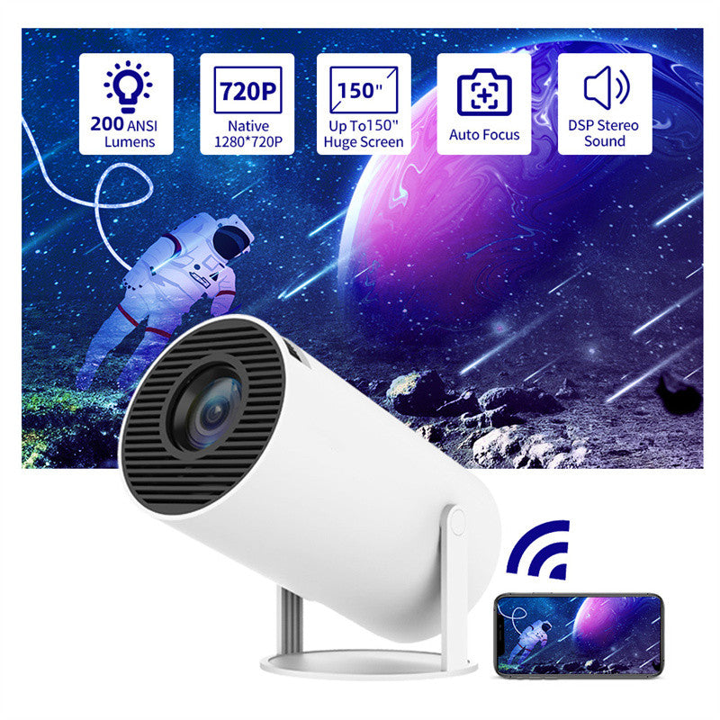 Magcubic HY300 Mini Projector — 720p WiFi Bluetooth 5.0 Auto Keystone 130-inch
