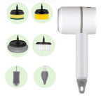 Electric Cleaning Brush Set — Rechargeable Multifunctional Scrubber 3 Brush Heads