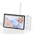 HD Wireless Baby Monitor — 5-inch 720p Screen with Cry Detection & Temperature