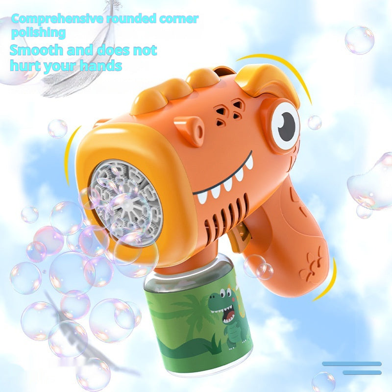 Electric Bubble Machine Gun for Kids — Handheld Automatic Bubble Blower Toy
