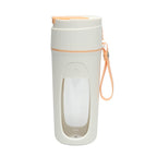 Portable USB Blender 600ml — Borosilicate Glass Juicer Cup 3 Colours
