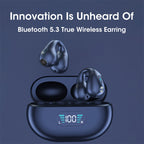 Écouteurs à conduction osseuse Q80 Ear Clip — Stéréo à oreille libre Bluetooth 5.3