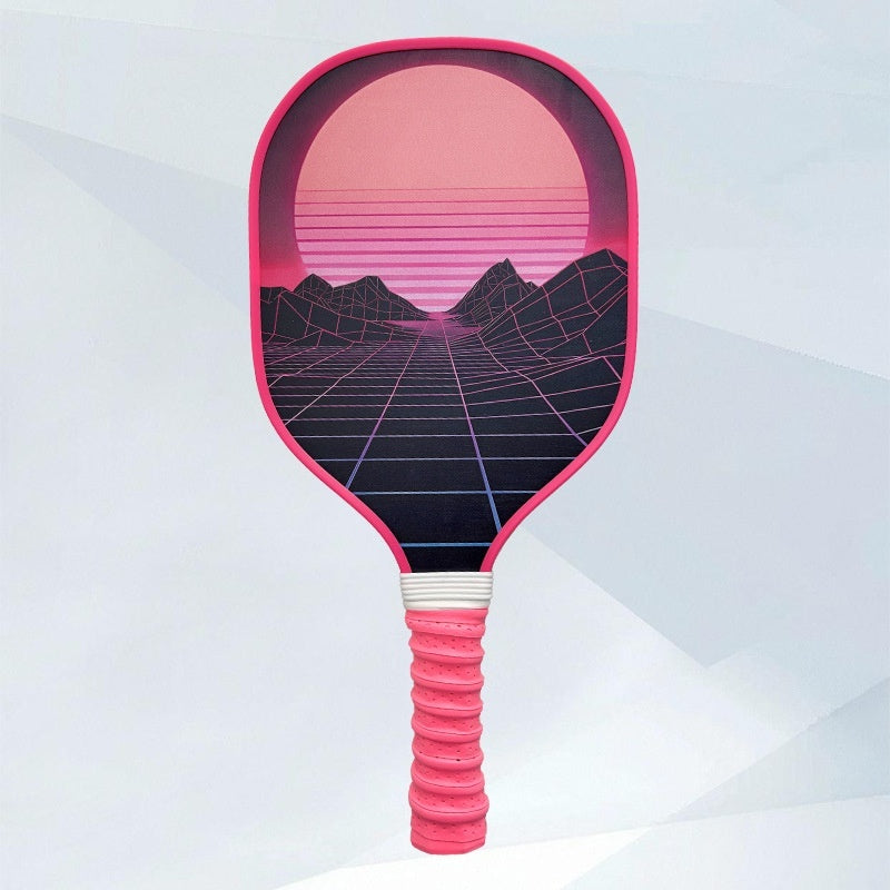 Professional Pickleball Paddle — Wooden Graphic Design 400×192mm